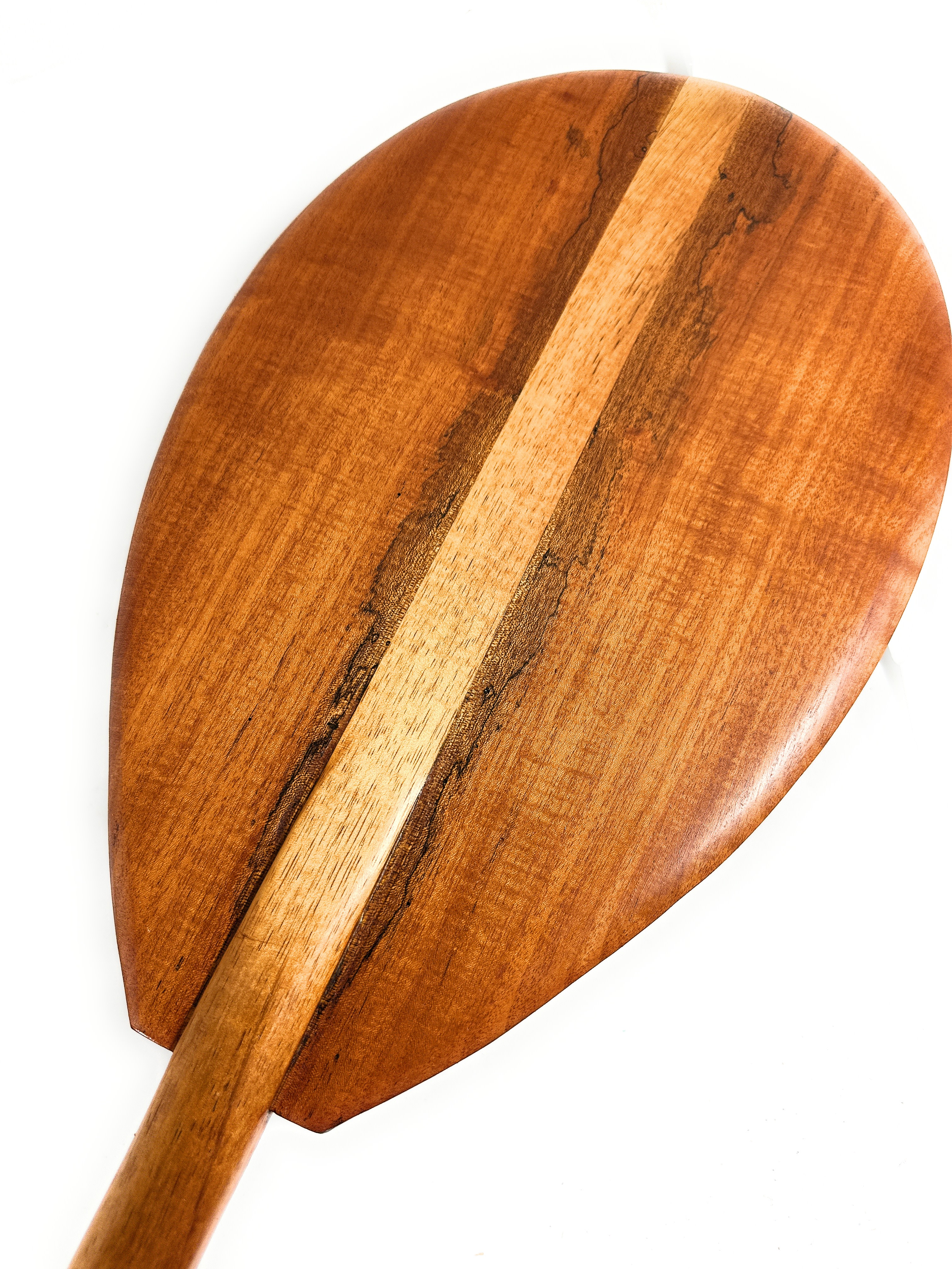 Curly Cuban Mahogany Outrigger Paddle 60 inch Steersman - Made In Hawaii | #koa7286 Curly Cuban Mahogany Outrigger Paddle 60 inch Steersman - Made In Hawaii | #koa7286
